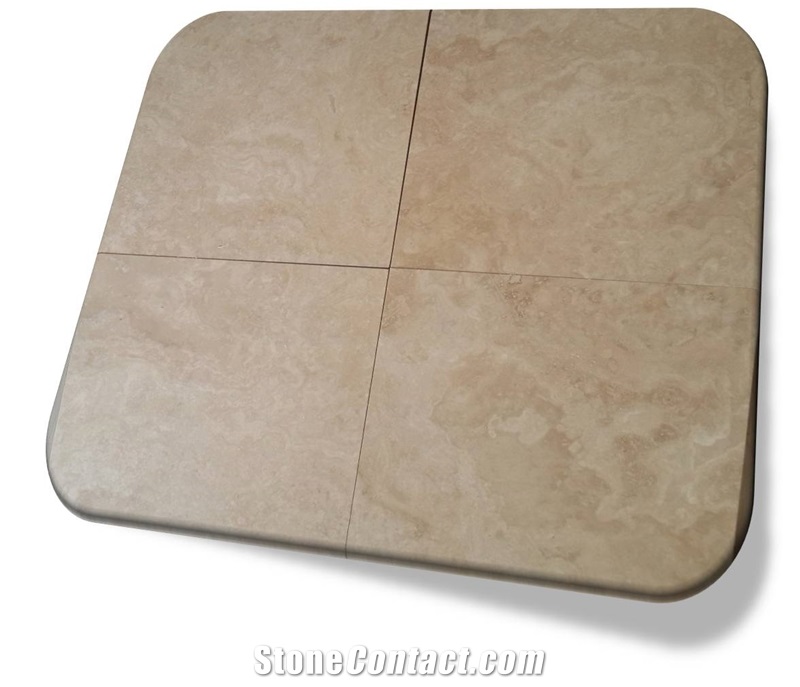 Standard Light Travertine Tiles & Slabs, Beige Polished Travertine Floor Tiles, Wall Tiles Turkey, Travertine Pattern Tiles
