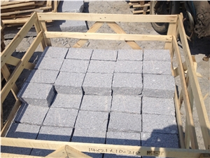 New G603 G341a Granite Cubes, Pavers Cobbles Flamed, Fine Picked Lowest Price