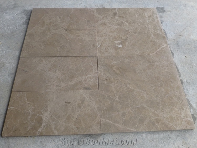 Cheap Marble Tile Light Coffee Brown Marble Tile & Slab China Brown Marble