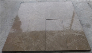 Cheap Marble Tile Light Coffee Brown Marble Tile & Slab China Brown Marble
