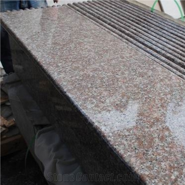 Hot Sale G687 Granite Stairs & Steps, China Red Granite Staircase/Peach Red Granite, China Red Granite