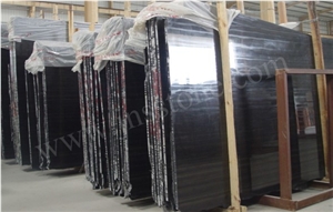 Slab /Tile / for Walling / Flooring / Chinese Black Marble/Imperial Wood Vein Marble /Polished Black Marble