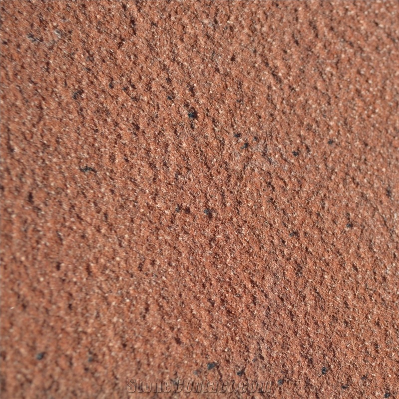 Gres St Mathieu Red Sandstone Bush Hammered Tiles, Red Sandstone Tiles & Slabs Canada