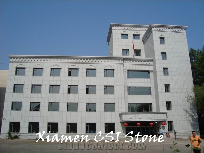 Project Show-G603 Padang Cristallo /Bianco Crystal Sesame White Granite Wall Cladding Tiles Project Show Building Stone