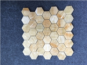 Mosaic for Wall Covering,China Honey Ony Mosaic, Honey Onyx Yellow Mosaic, Beautiful Mosaic for Interior Decoration