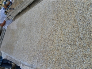 G682 Polished Beige Granite Slabs , Granite Floor Covering , Granite Tiles