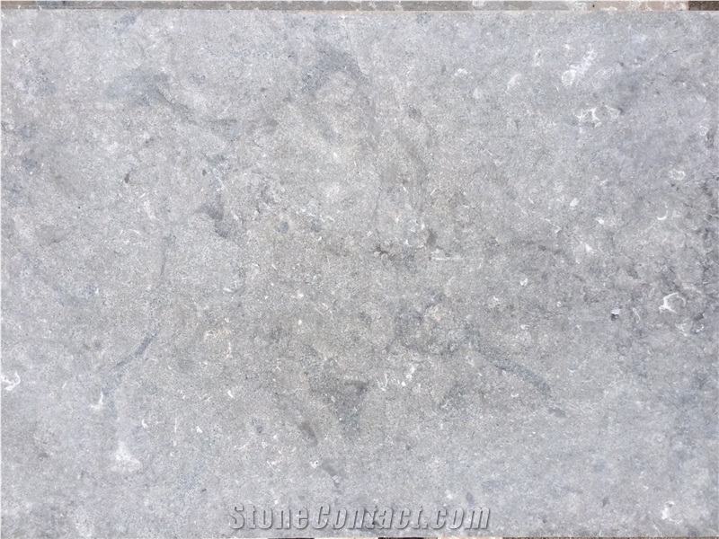 Cenia Azul Limestone Tiles & Slabs- Flamed, Grey Limestone Floor Tiles, Wall Tiles