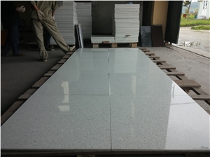 Vietnam Sparkle Quartz Tiles, White Quartz Tiles & Slabs, Polished Engineered Floor Tiles, Terrazzo