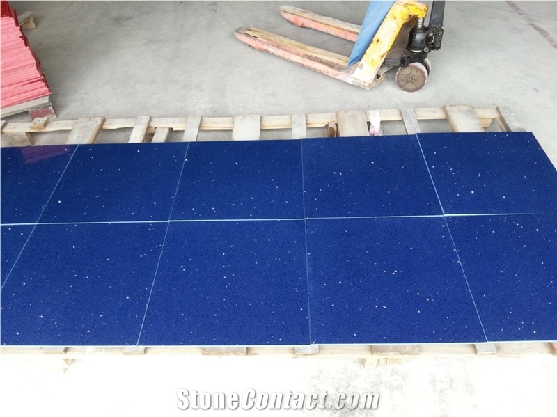 Vietnam Sparkle Quartz Tiles, White Quartz Tiles & Slabs, Polished Engineered Floor Tiles, Terrazzo