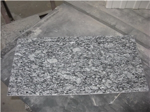 Cheap Price, China Spray White Granite Tiles, 10mm Polished White Wave Granite Thin Tiles, Sea Wave Flower Granite Tiles for Wall Covering, Xiamen Winggreen Manufacturer
