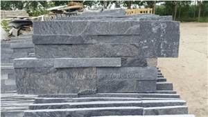 Cheap Price Grey Slate Cultured Stone/Stacked Stones/Veneer Stones Panel for Exterior Decoration and Wall Cladding, Winggreen Stone