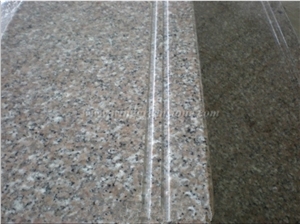 Chinese Red Granite, G635 Granite Staircases, Polished Anxi Red Granite Steps & Risers, Xiamen Winggreen Manufacturer