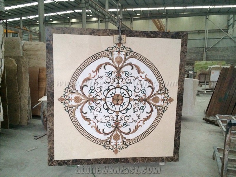 Competitive Price High Quality Custom Made Medallions Pattern/Water Jet Medallion/Waterjet Marble Medallion/Marble Floor Medallions for Interior Decoration
