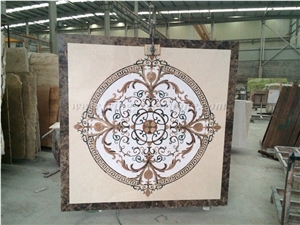 Competitive Price High Quality Custom Made Medallions Pattern/Water Jet Medallion/Waterjet Marble Medallion/Marble Floor Medallions for Interior Decoration