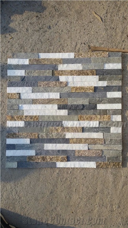 Competitive Price Multicolor Cultured Stone/Stacked Stones/Veneer Stones Panel for Exterior Decoration and Wall Cladding, Winggreen Stone