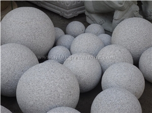 Grey Granite Ball for Parking Barriers, Winggreen
