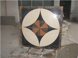 Manufacture High Quality Custom Made Medallions /Water Jet Medallion/Waterjet Marble Medallion/Marble Floor Medallions for Interior Decoration, Winggreen Stone