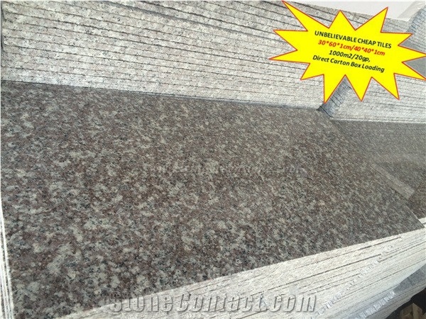 Special Promotion, Polished G664 Thin Tiles, China Ruby Red Granite Tiles for Wall Covering, Purple Pearl/Luna Pearl Granite Tiles for Wall Covering, Xiamen Winggreen Manufacturer