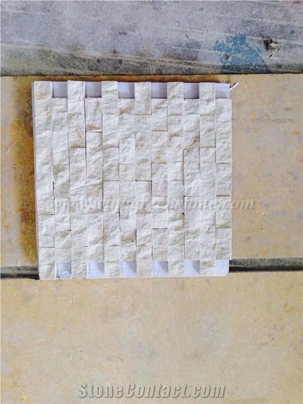 Split Face Marble/Sandstone Mosaic, Winggreen
