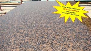 Unbelievable Cheap Price, Imported Brown Granite Tiles, Baltic Brown Granite Tiles, 10mm Polished Coffee Diamond Granite Tiles for Wall Covering, Xiamen Winggreen Manufacturer