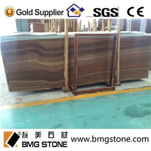 China Factory Wooden Red Marble Tile with Low Price