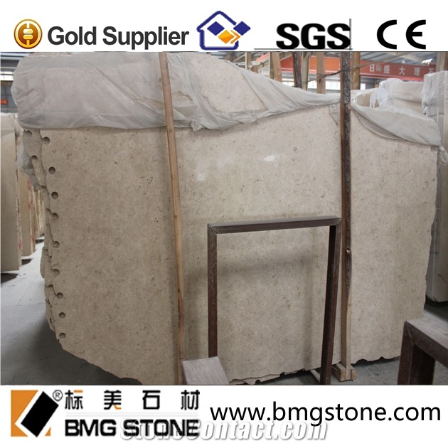 High Quality Sinai Pearl Stone Slab Marble, Egypt Beige Marble