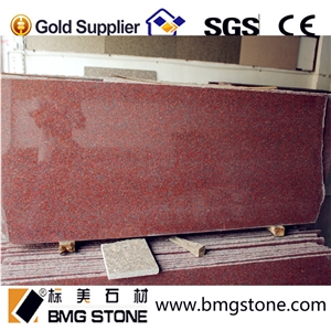 India Building Material Imperial Red Granite Tile & Slab