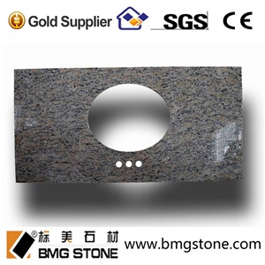 Popular Solid Surface Dark Grey Granite Worktop, Grey Granite Bath Tops