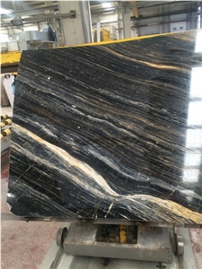 Prestige Black Gold Marble Tiles & Slabs, Black Polished Marble Floor Tiles, Wall Covering Tiles
