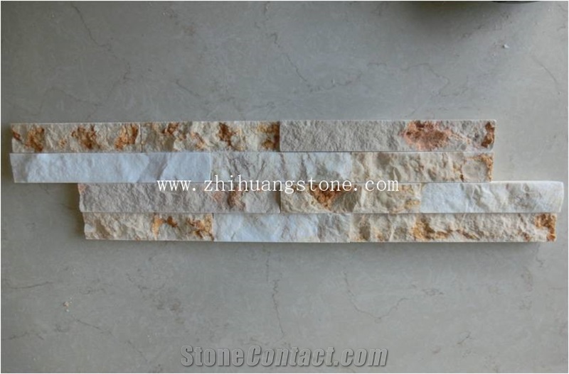 Beige Color Marble Stacked Ledge Stone Veneer Stone