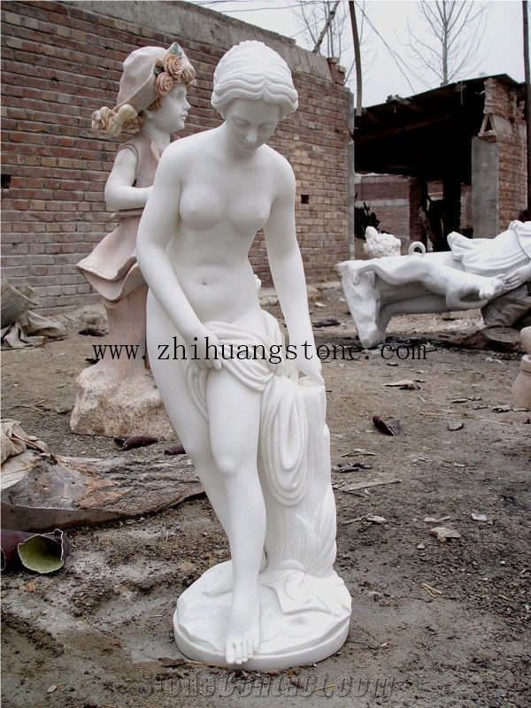 White Marble Religious Sculpture Statue