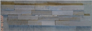 White Wooden Marble Cultured Stone Stacked Ledge Stone Veneer Stone