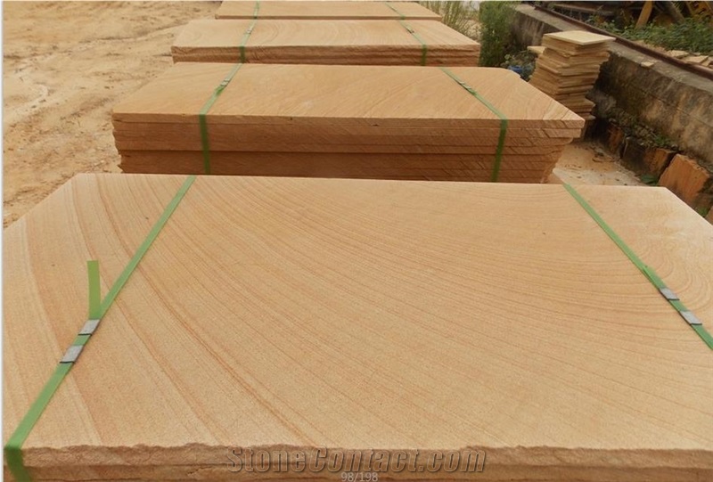Beige Sandstone Tiles & Slabs, China Beige Sandstone