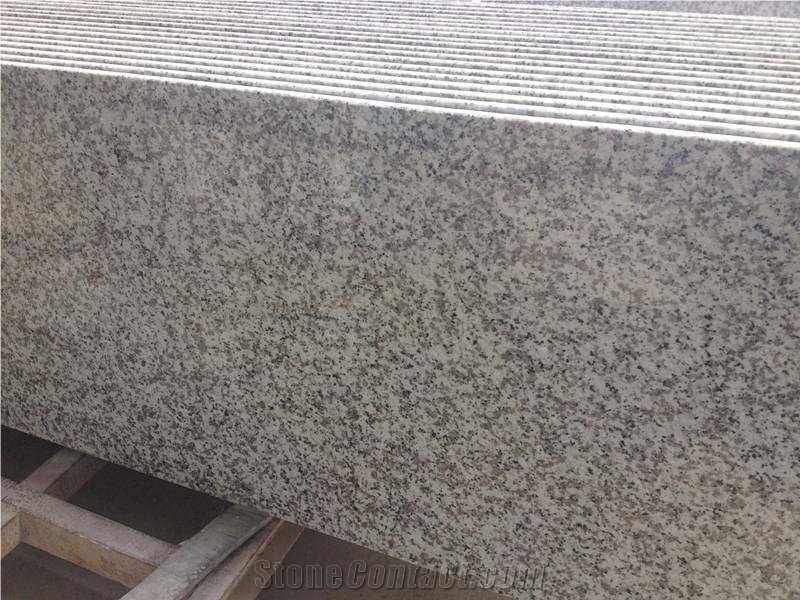 G439 Babala White Granite Countertop, Pingjiang Sesame Flower White Granite Kitchen Countertops