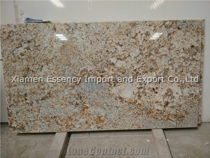 Golden Persa Granite Kitchen Countertop
