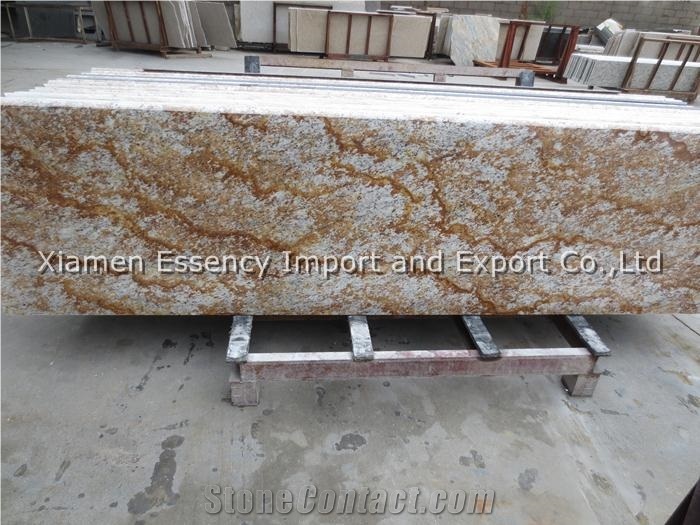 Verniz Tropical Granite Countertops, Yellow Granite Kitchen Countertops