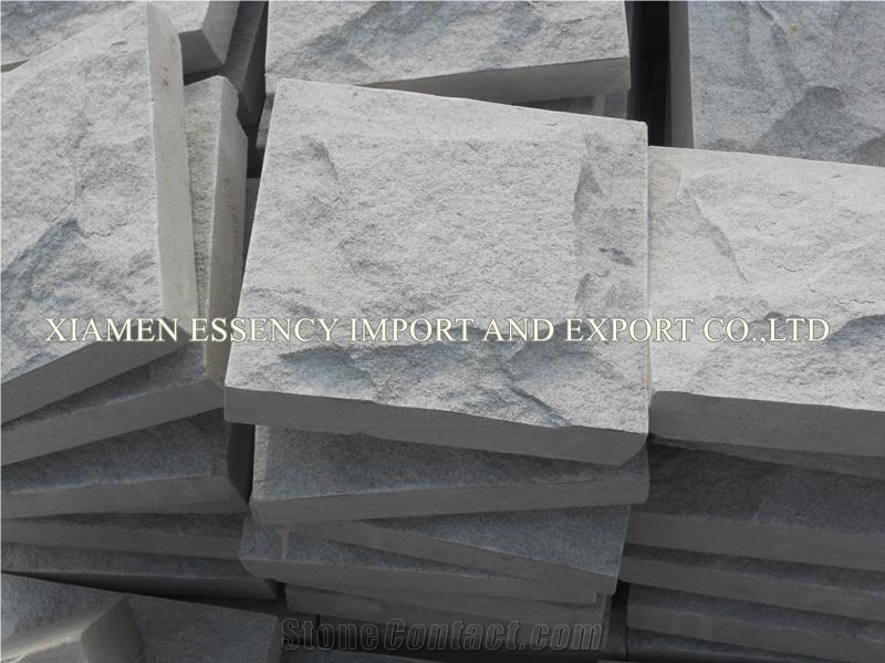 White Sandstone Mushroom Stone, China White Sandstone Mushroom Wall Cladding