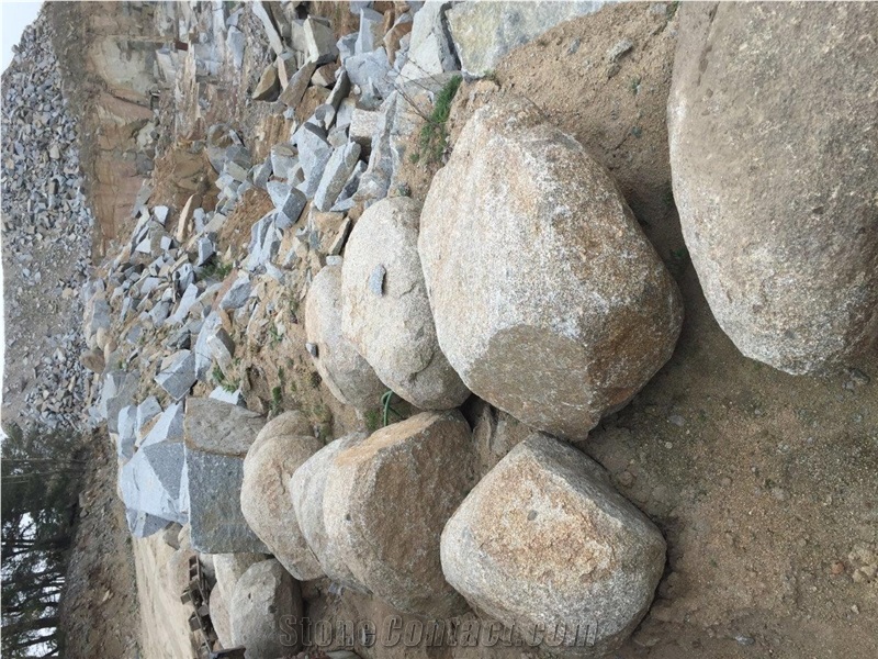 Beige Granite Blocks