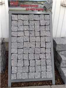 Grey Granite Paving Stones, Cobbles, Cube Stone
