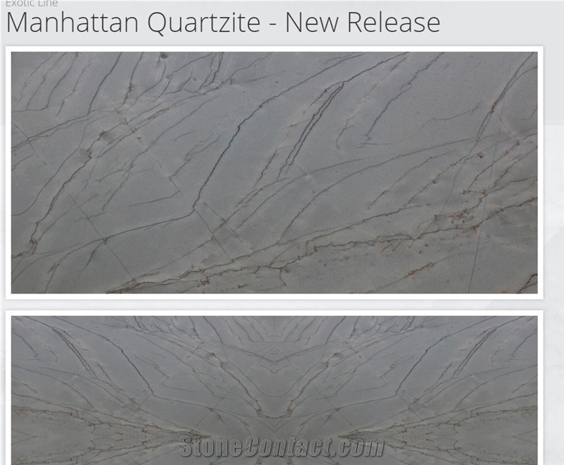 Manhattan Quartzite Slabs- New Release, White Polished Quartzite Floor Tiles, Wall Tiles
