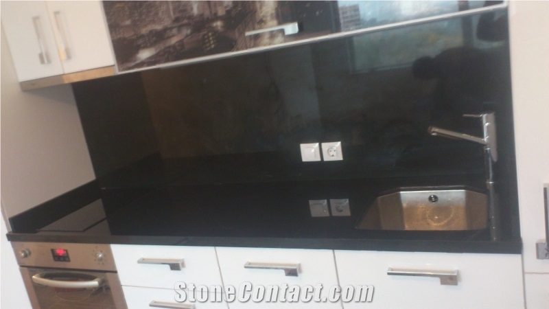 China Black Diamond Granite Kitchen Countertop, Vanity Tops
