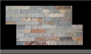 Slate Stacked Stone Veneer, Split Face Slate Cultured Stone, Wall Cladding