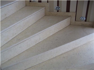 Baschioi Limestone Stairs, Beige Limestone Stairs & Steps, Staircases