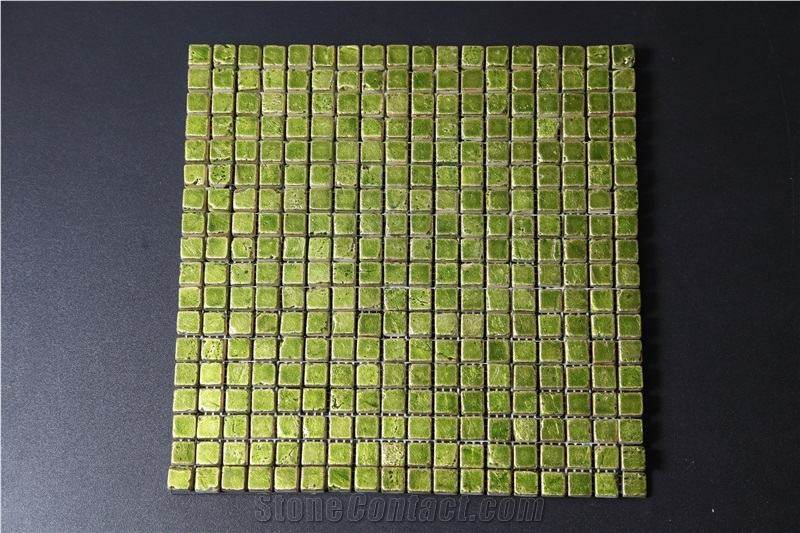 Ssf-012 Green Marble Mosaic