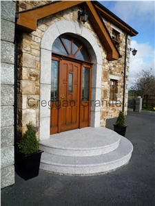 Silver-Grey Granite Patio-Door Step