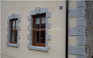 Silver-Grey Granite Window Surrounds and Sills