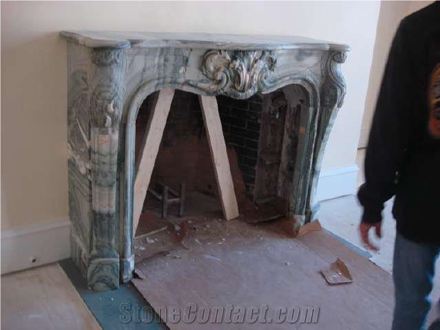 Red Marble Fireplaces Italy