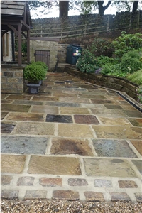 Reclaimed Yorkshire Paving, Second-Hand Riven Paving