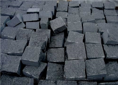 Black Granite Gabbro-Diabase Blocks