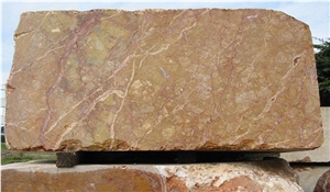 Breche Meduse - Breccia Medusa Marble Blocks, Yellow Marble Blocks Morocco